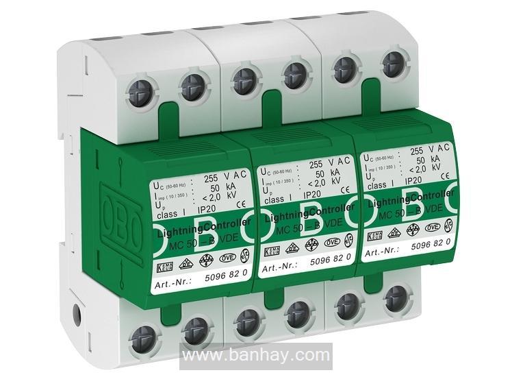 Thiết bị cắt lọc sét OBO MC 50-B/3